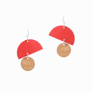 Bells Earrings | Fire Red - A R A M L E E ®