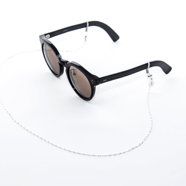 Mask/ Eyewear Silver Necklace | Beveled Chain - A R A M L E E ®