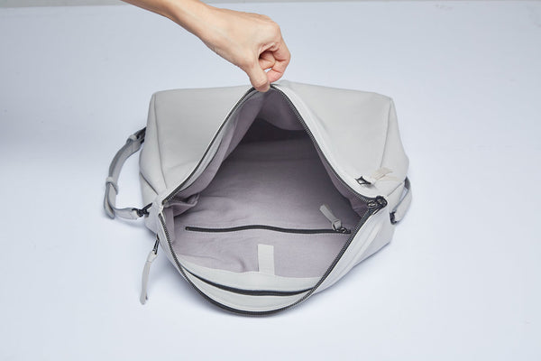 Rei Convertible Shoulder Bag | Light Grey - A R A M L E E ®