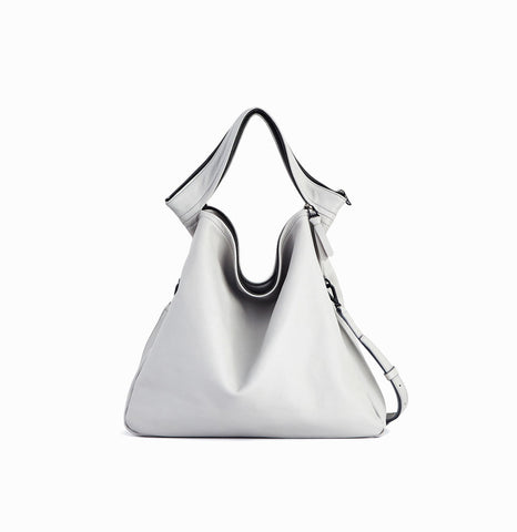 Rei Convertible Shoulder Bag | Light Grey - A R A M L E E ®