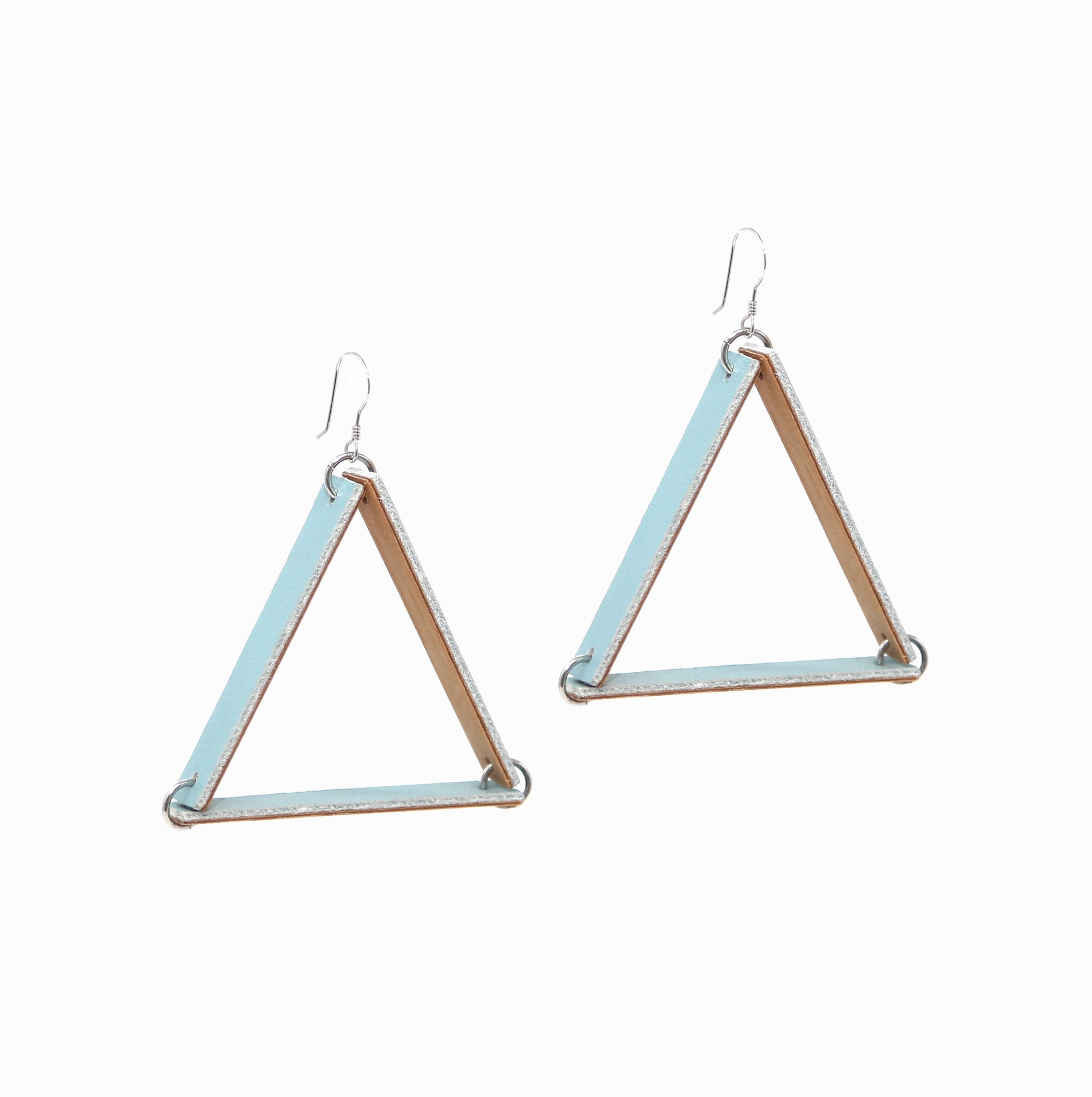 Triangle Earrings | Misty Sky - A R A M L E E ®