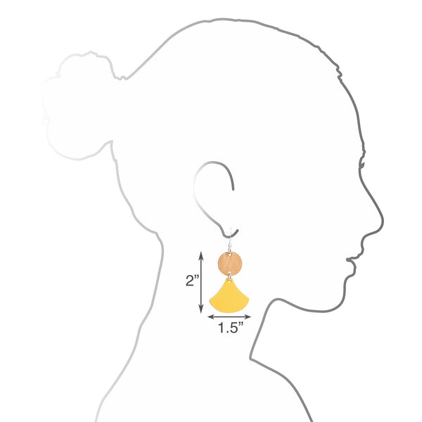 Dancer Earrings | Yellow - A R A M L E E ®