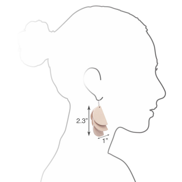 Madeline Earrings | Blush - A R A M L E E ®