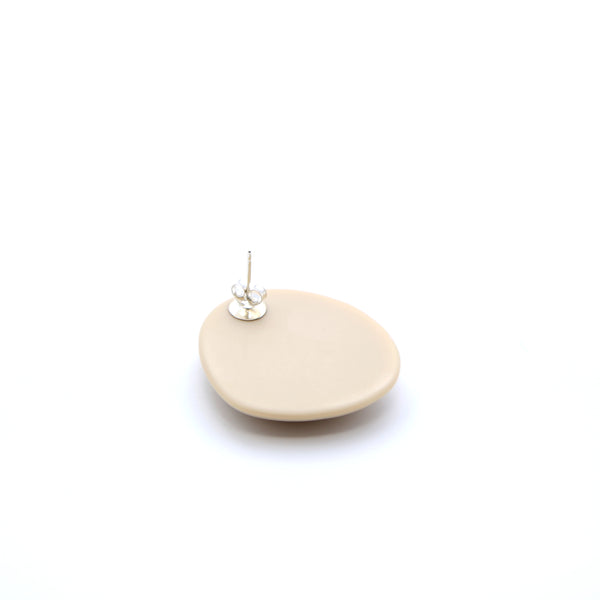 Stone Earrings | Ivory - A R A M L E E ®