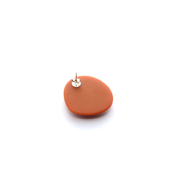 Stone Earrings | Pumpkin - A R A M L E E ®