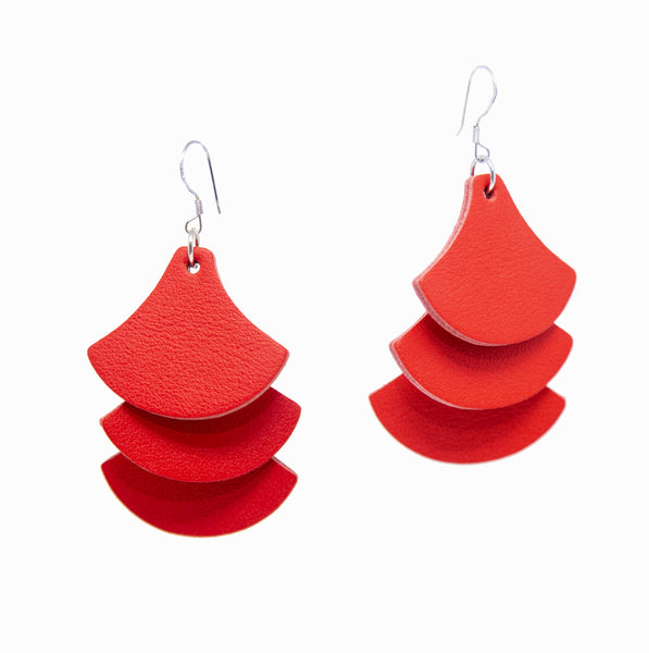 Tassels Earrings | Red - A R A M L E E ®