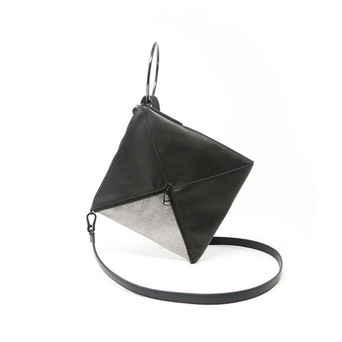 Tetra Convertible Crossbody Bag | Black - A R A M L E E ®
